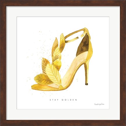 Framed Glitz and Glam VI Print