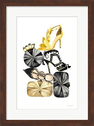 Framed Glitz and Glam II Print