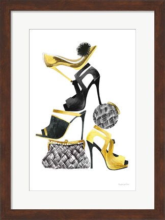 Framed Glitz and Glam I Print