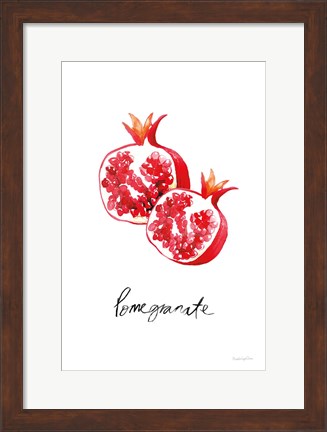 Framed Pomegranates Print