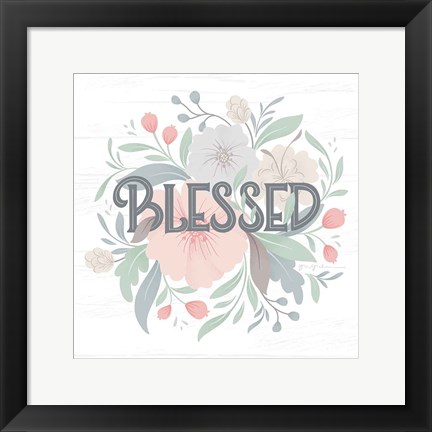 Framed Farmhouse Floral II Print