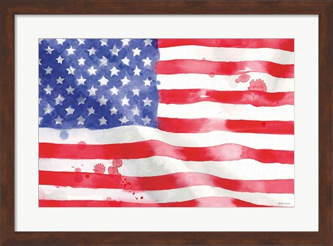 Framed Americana Style I Print