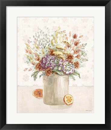 Framed Cottage Charm III Print