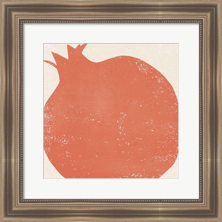 Framed Graphic Fruit I Print