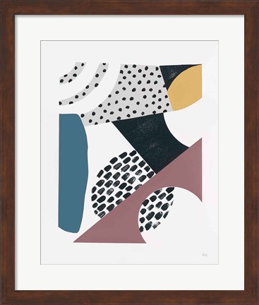 Framed Luminous Tumble II Dark Print