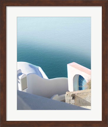 Framed Santorini II Print