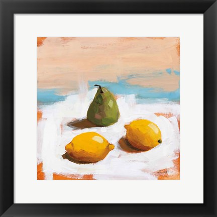 Framed Fruit and Cheer II Print