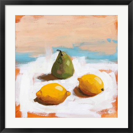 Framed Fruit and Cheer II Print