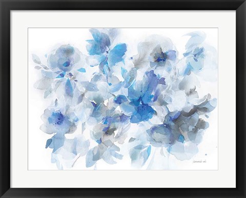 Framed Floral Abstraction Print