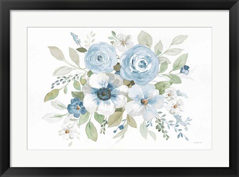 Framed Essence of Spring I Blue Print