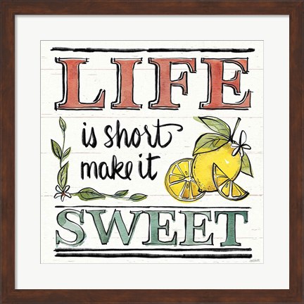 Framed Lemonade Stand V Print