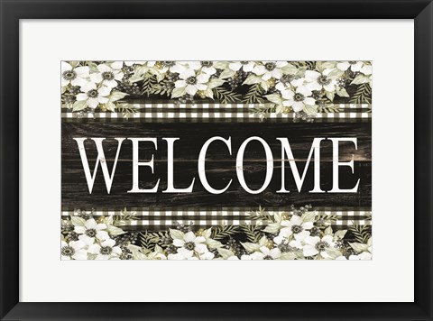 Framed Welcome Print