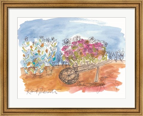 Framed Grandad&#39;s Garden Print