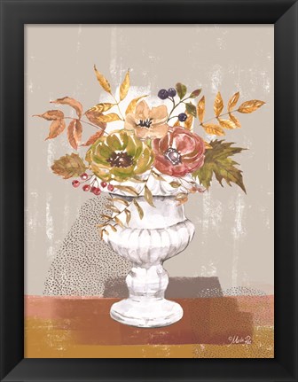 Framed Fall Floral II Print