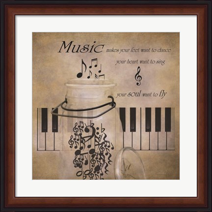 Framed Music Print