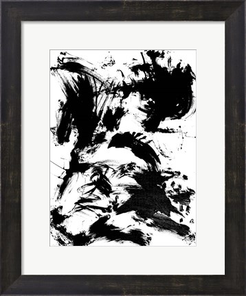 Framed Expressive Abstract I Print