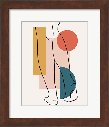 Framed Legs I Print