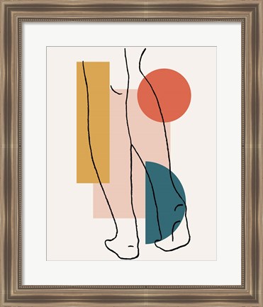 Framed Legs I Print