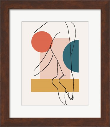 Framed Legs II Print