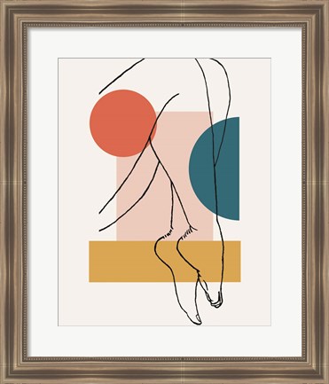 Framed Legs II Print