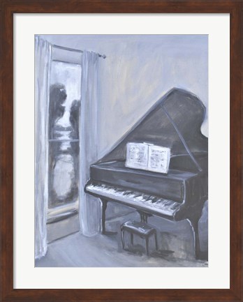 Framed Piano Blues IV Print