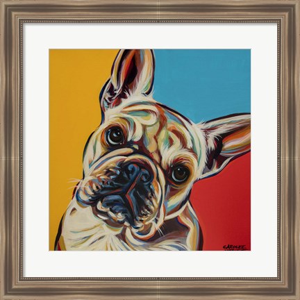 Framed Chroma Dogs III Print