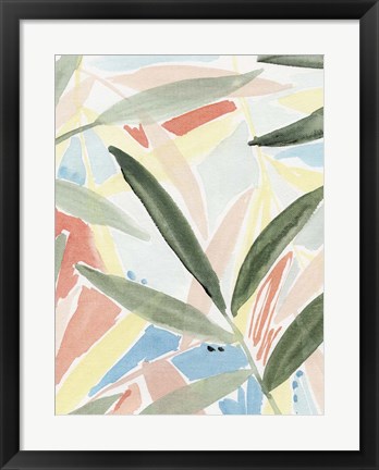 Framed Tropical Impression III Print