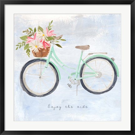 Framed Enjoy the Ride I Print