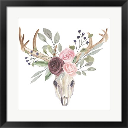 Framed Branched Posy II Print