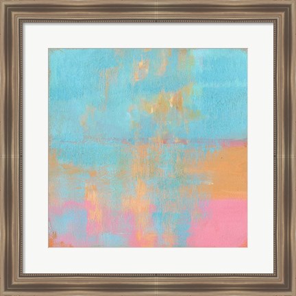 Framed Day Glow Pastel I Print