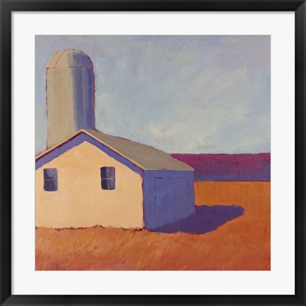 Framed Bucolic Structure VI Print