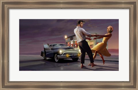 Framed Rendezvous 2 Print