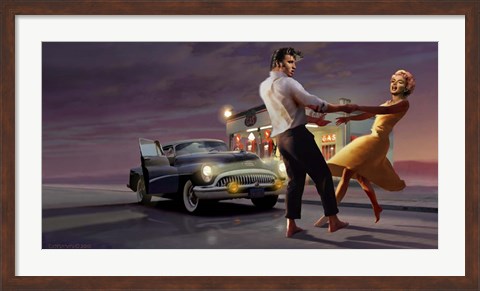 Framed Rendezvous 2 Print