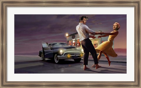 Framed Rendezvous 2 Print