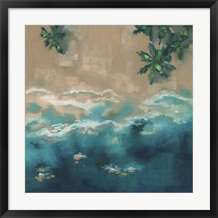 Framed Blue Shore Print