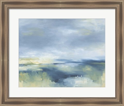 Framed Coastal Blues Print