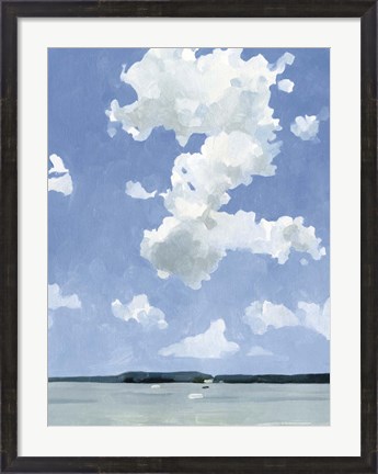 Framed July Lakeside II Print