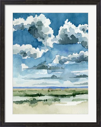 Framed Western Skies II Print