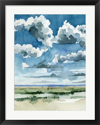 Framed Western Skies II Print