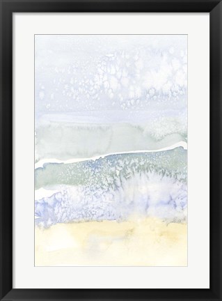 Framed Salty Seaside I Print