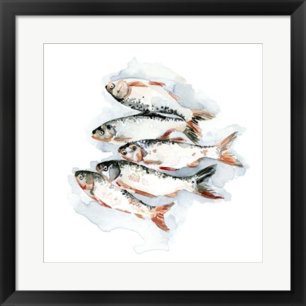 Framed Seafood Snack II Print