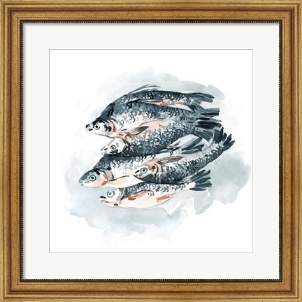 Framed Fish for Dinner II Print