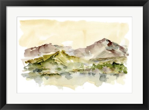 Framed Plum Ridge II Print