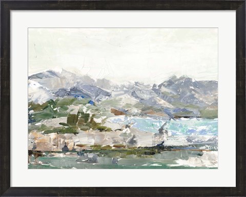 Framed Winter Cove I Print