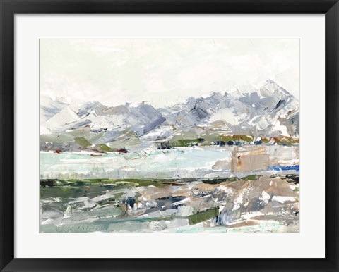 Framed Winter Cove II Print