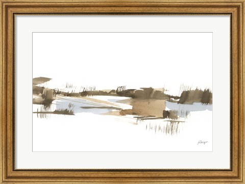 Framed Natural Shoreline III Print