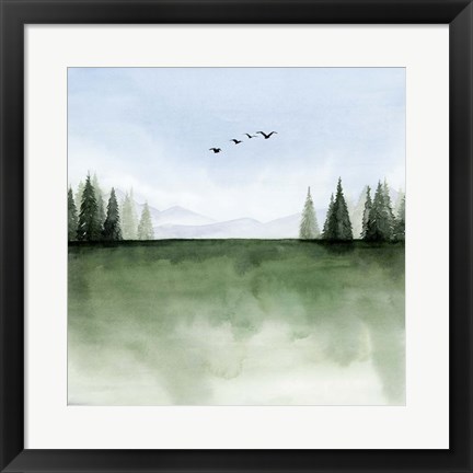 Framed Forest&#39;s Edge II Print