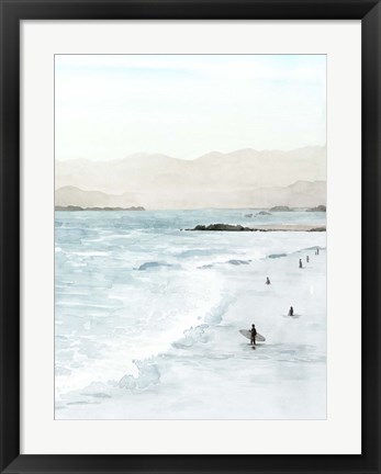 Framed In the Surf II Print