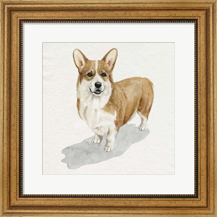 Framed Pup for the Queen II Print