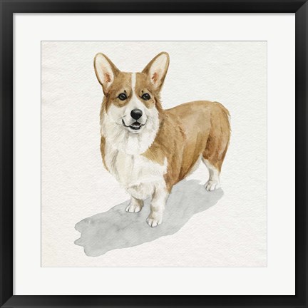 Framed Pup for the Queen II Print